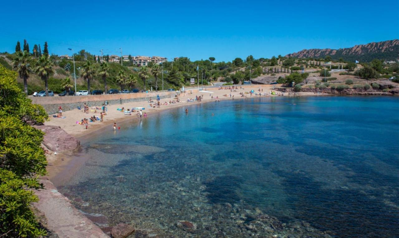 "Location Vue Mer Et Esterel", Cap Esterel Agay-Saint Raphael, T2, Piscines, Parking, Wifi Apartamento Exterior foto