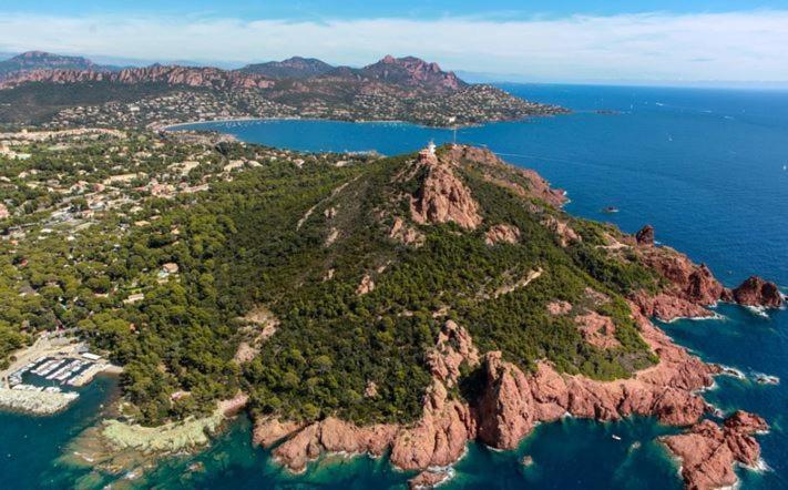 "Location Vue Mer Et Esterel", Cap Esterel Agay-Saint Raphael, T2, Piscines, Parking, Wifi Apartamento Exterior foto