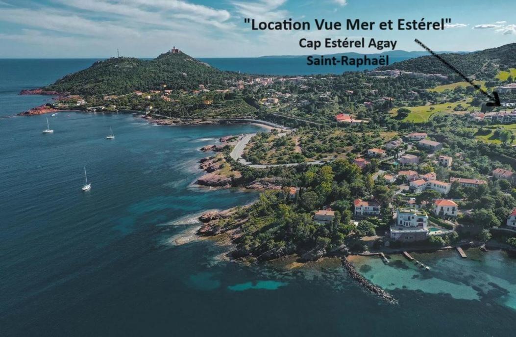 "Location Vue Mer Et Esterel", Cap Esterel Agay-Saint Raphael, T2, Piscines, Parking, Wifi Apartamento Exterior foto