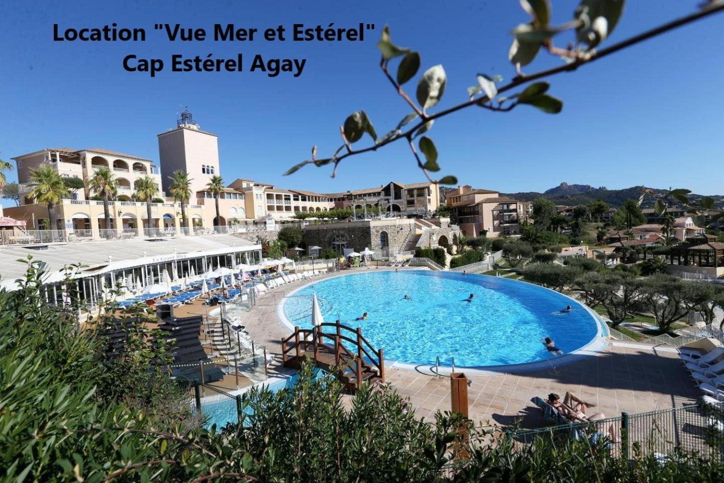 "Location Vue Mer Et Esterel", Cap Esterel Agay-Saint Raphael, T2, Piscines, Parking, Wifi Apartamento Exterior foto