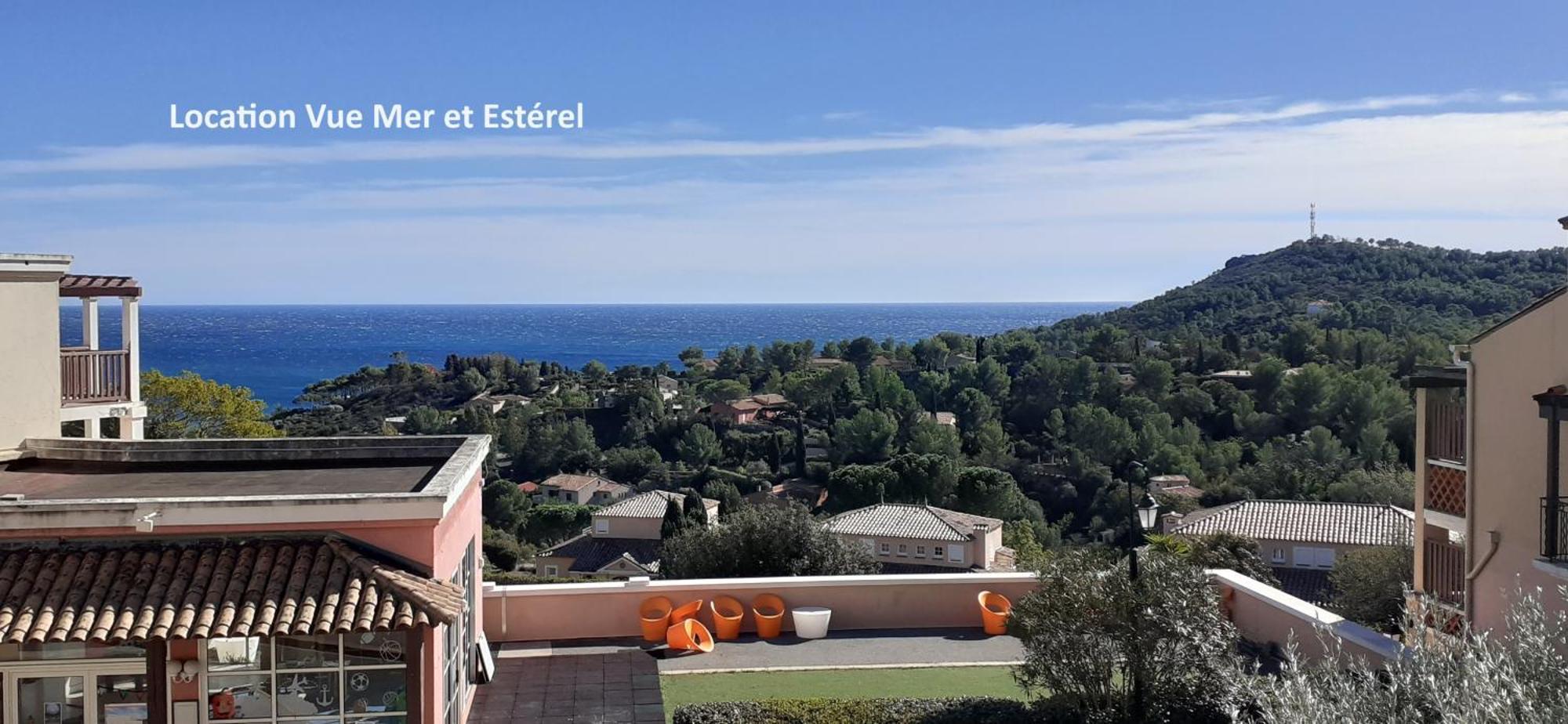 "Location Vue Mer Et Esterel", Cap Esterel Agay-Saint Raphael, T2, Piscines, Parking, Wifi Apartamento Exterior foto