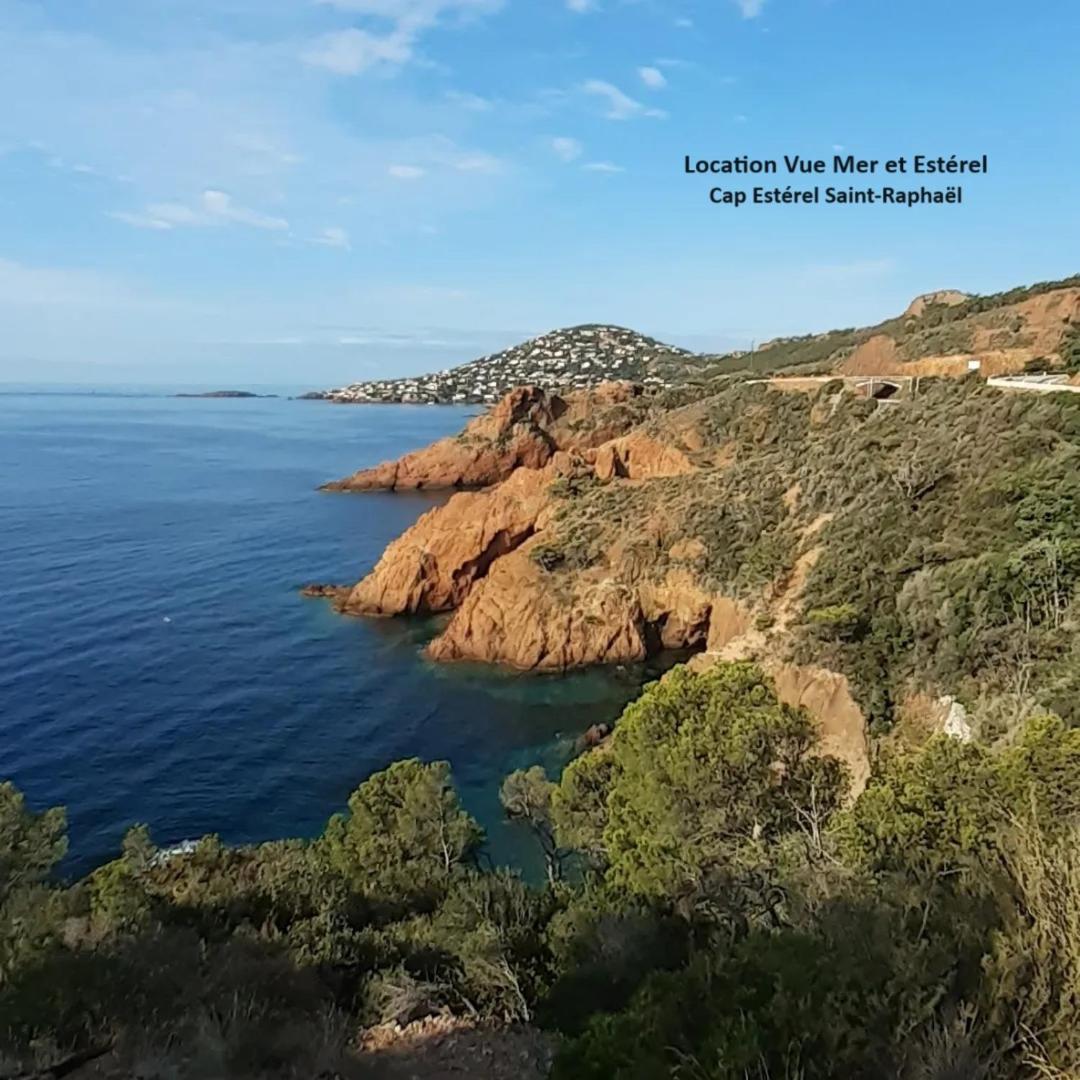 "Location Vue Mer Et Esterel", Cap Esterel Agay-Saint Raphael, T2, Piscines, Parking, Wifi Apartamento Exterior foto